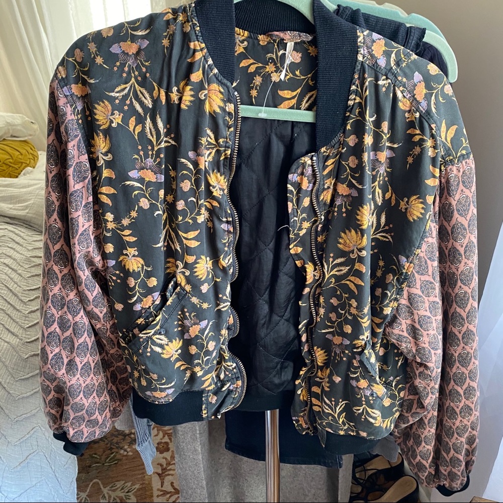 Free People printed jacket